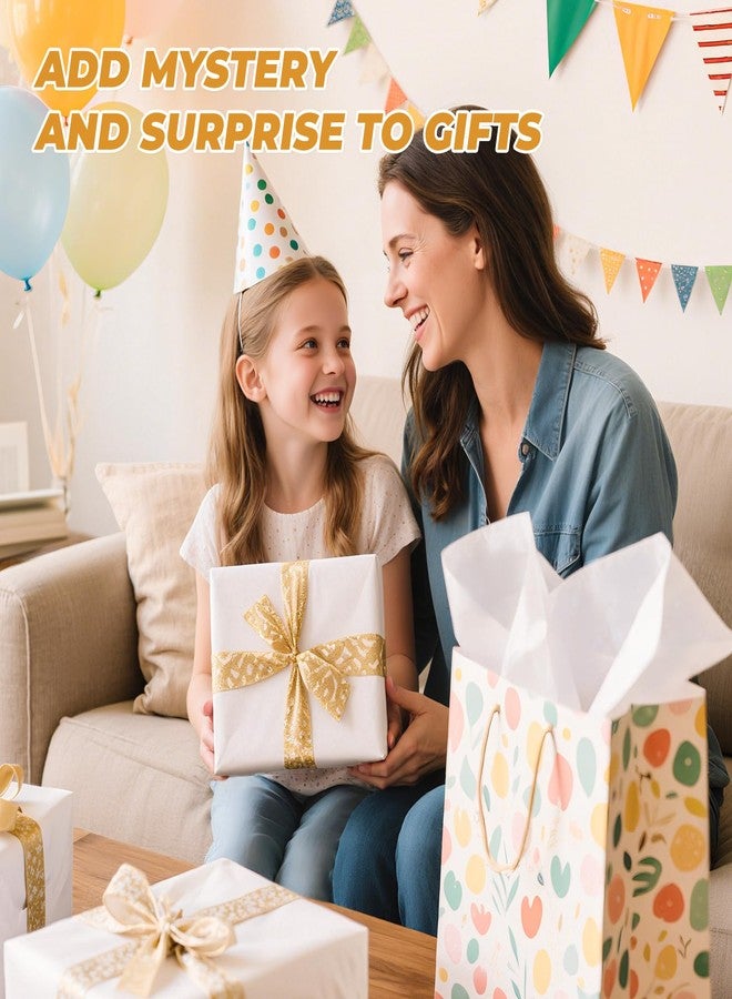 Simetufy White Tissue Paper for Gift Bags, 270 Sheets 20" x 20" White Wrapping Paper for Packaging, Gift Wrapping Tissue Paper Bulk for Crafts Mother's Day Birthday Wedding Holiday Christmas Decor DIY - Image 3